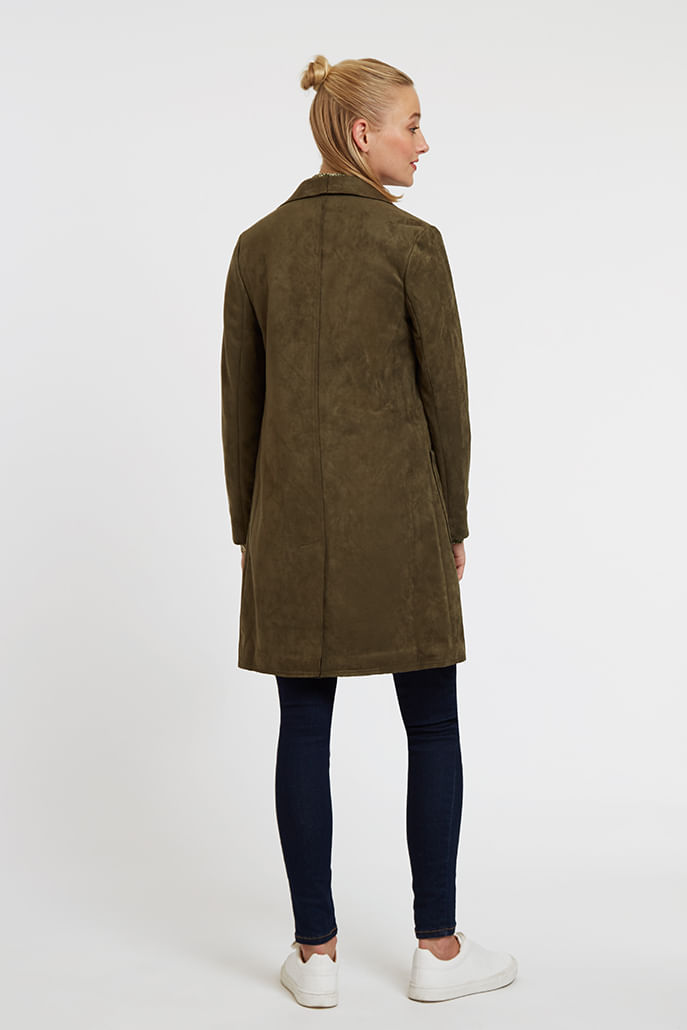 suedette coat