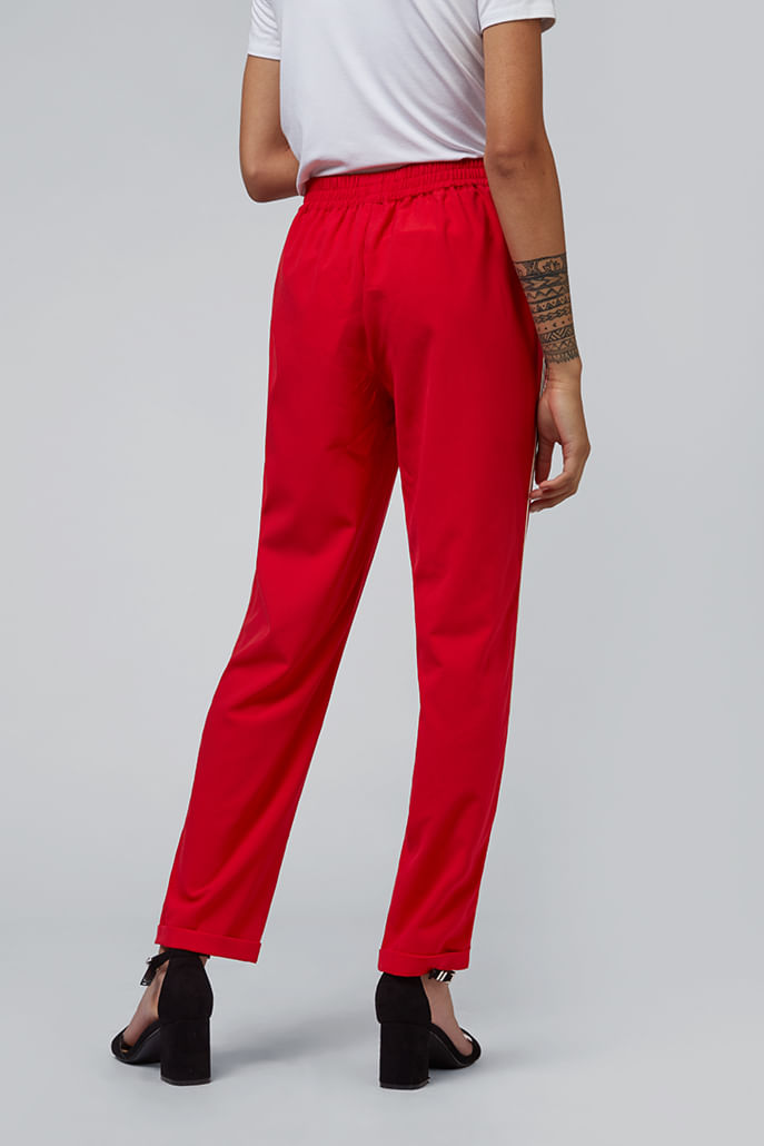 red stripe trousers