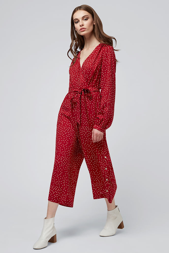 long sleeve wrap jumpsuit