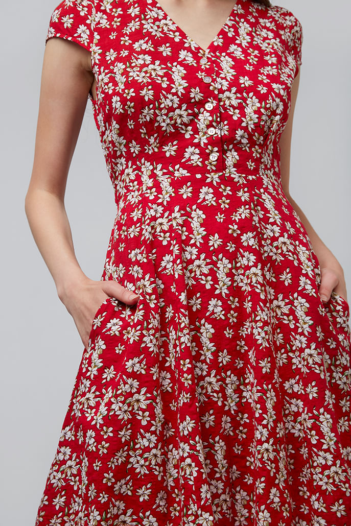 louche tea dress