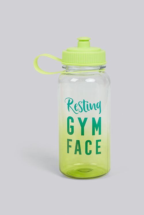 Resting Gym Face Sports Bottle