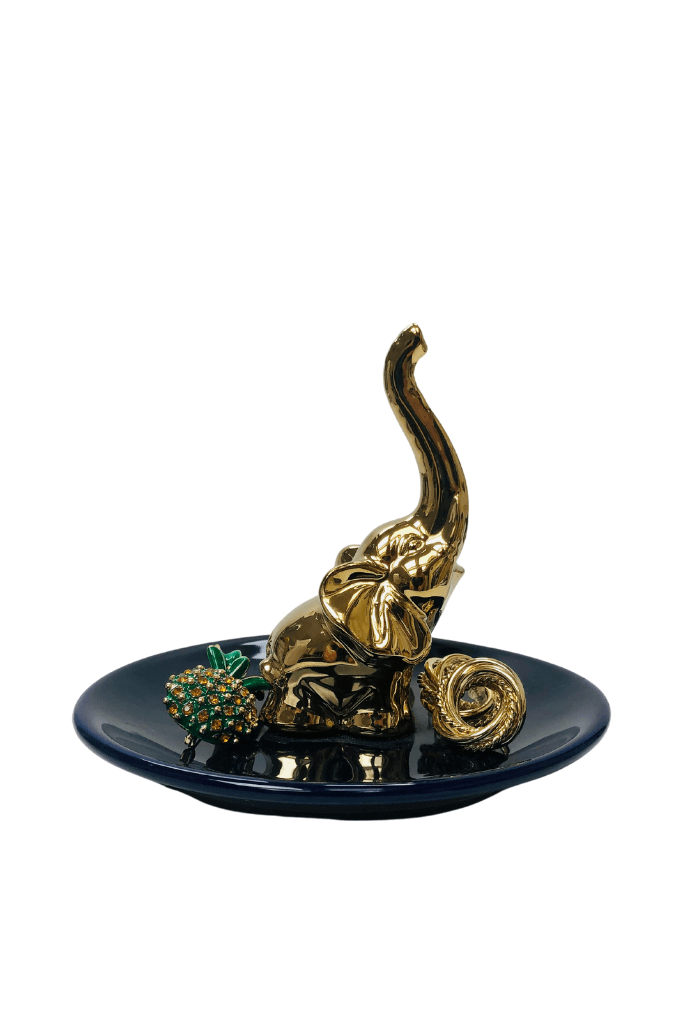 Ceramic Elephant Ring Holder - Joy the Store