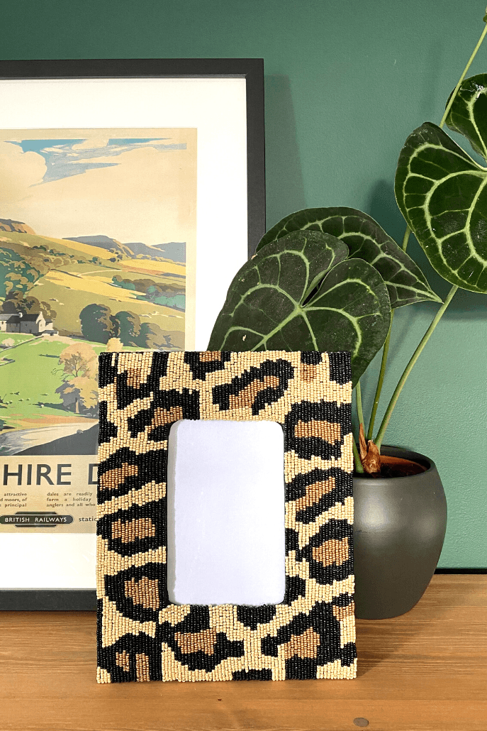 Leopard Print Photo Frame