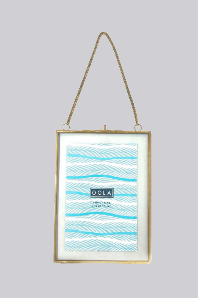 Glass Hanging Frame 5X7