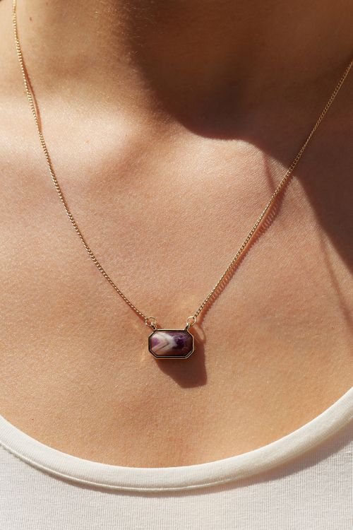 Louche Bisbee Quartz Gemstone Necklace