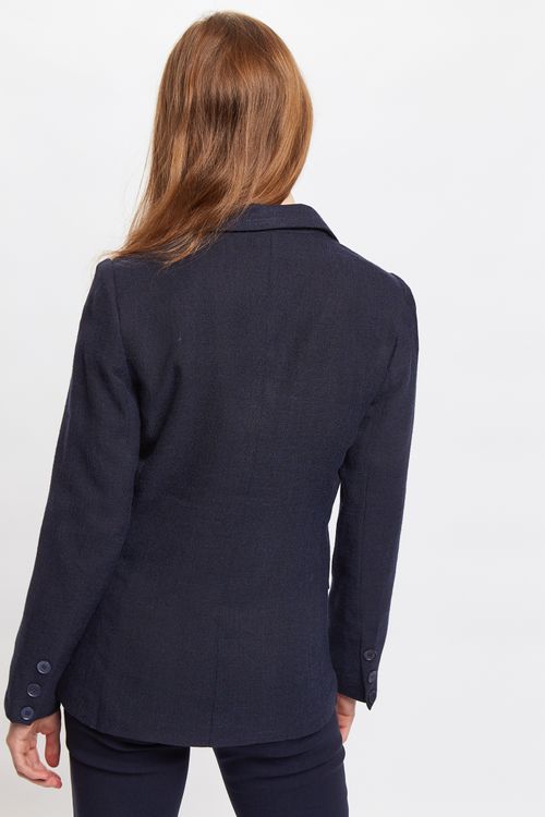 Riley Double Breasted Jacket Navy