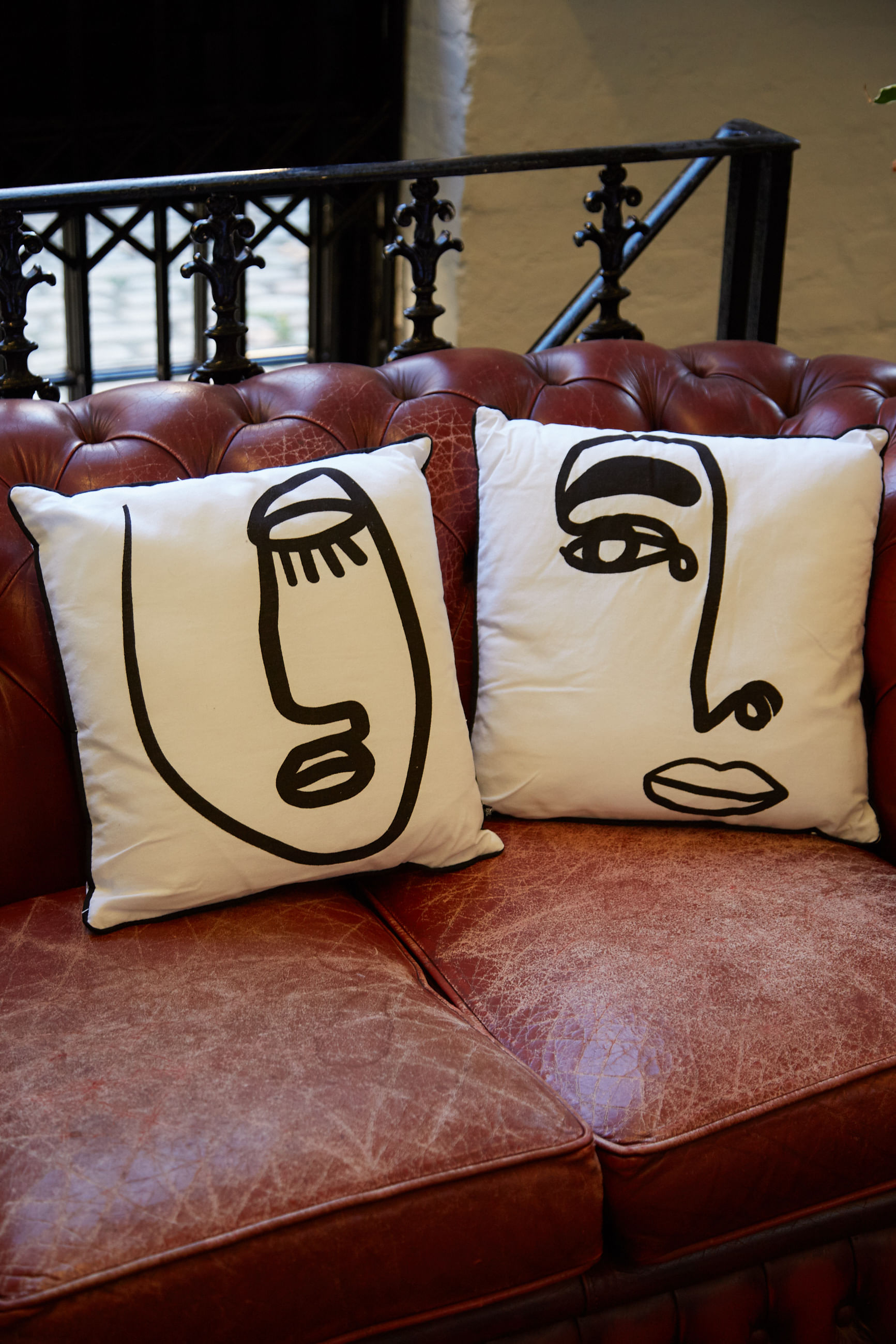 face print cushion