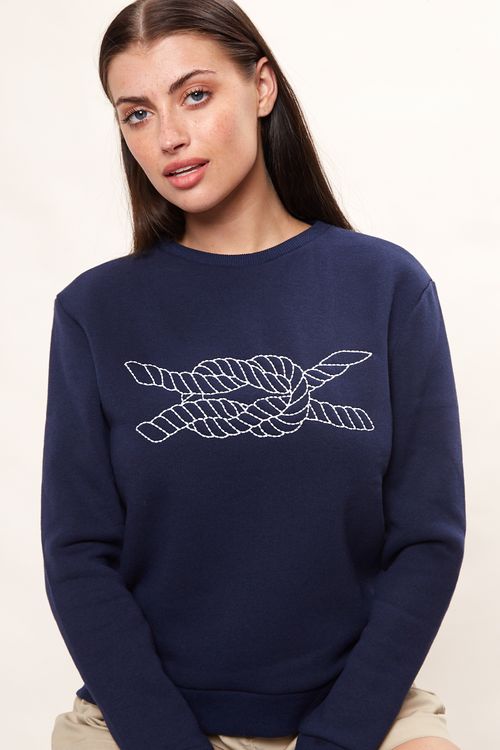 Louche Jan Knot Embroidered Sweatshirt