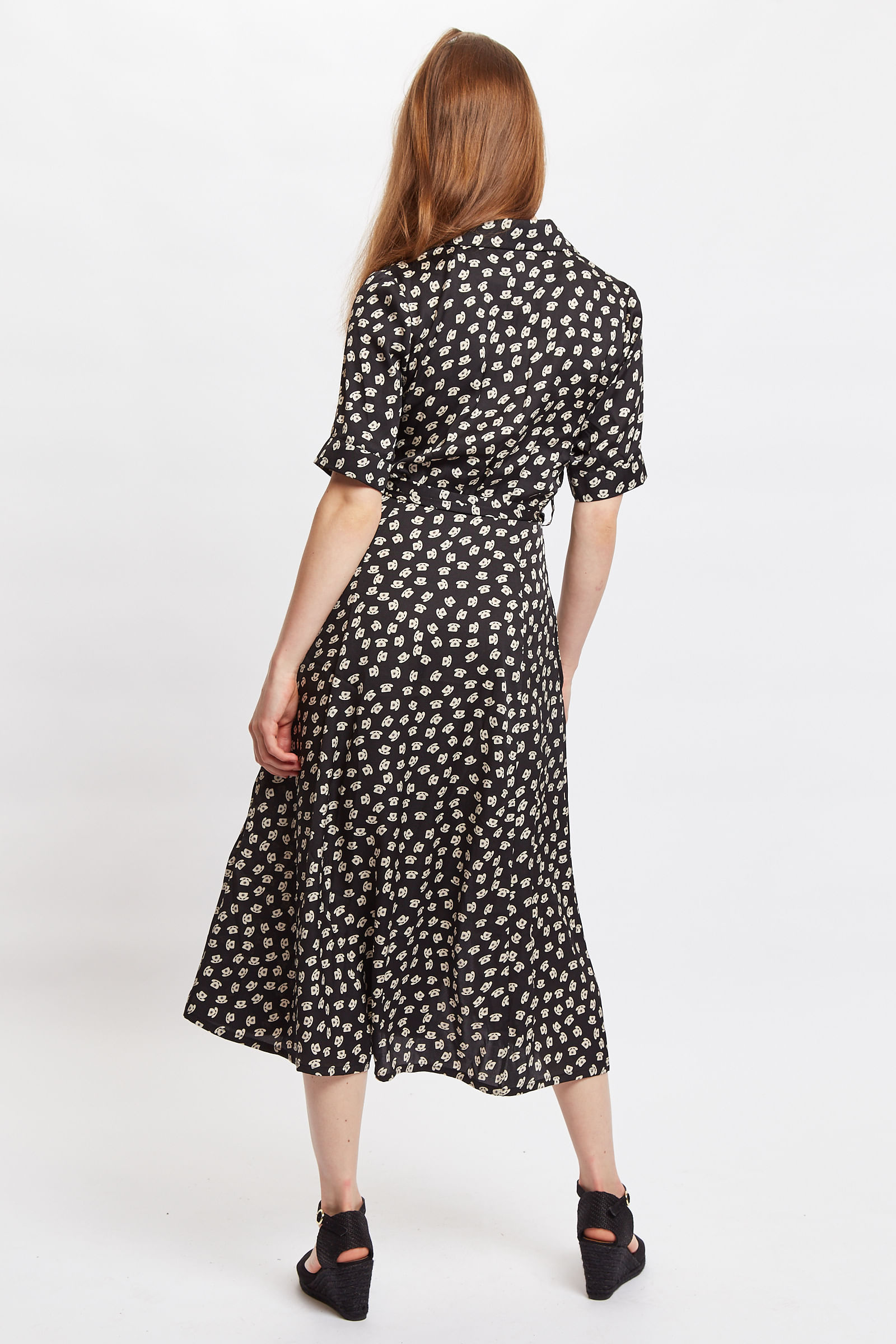 Louche Peta Call Me Print Short Sleeve 