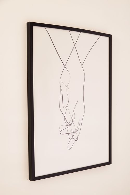 Holding Hands Print In Frame